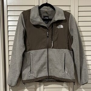 The North Face Women's Gray Zip Up Fleece Jacket Size S